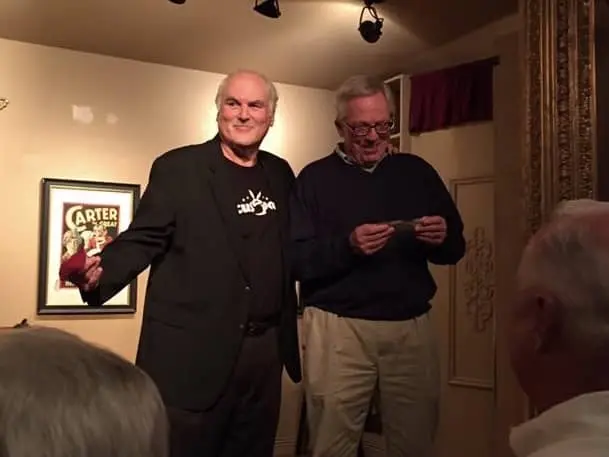 Delaware magician Randy Forster performing magic